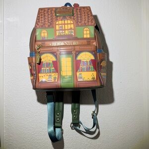 GLOW IN THE DARK! Rare Loungefly Books-A-Million Bookstore Mini Backpack - NWOT